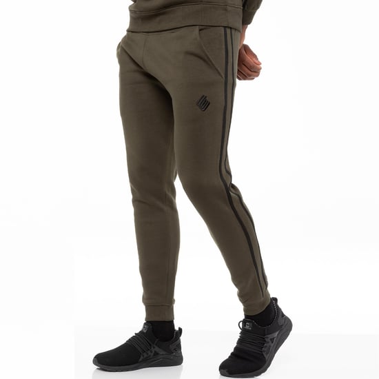 Heren Khaki trainingspak Joggers| Enzo Designer Menswear - Image 1