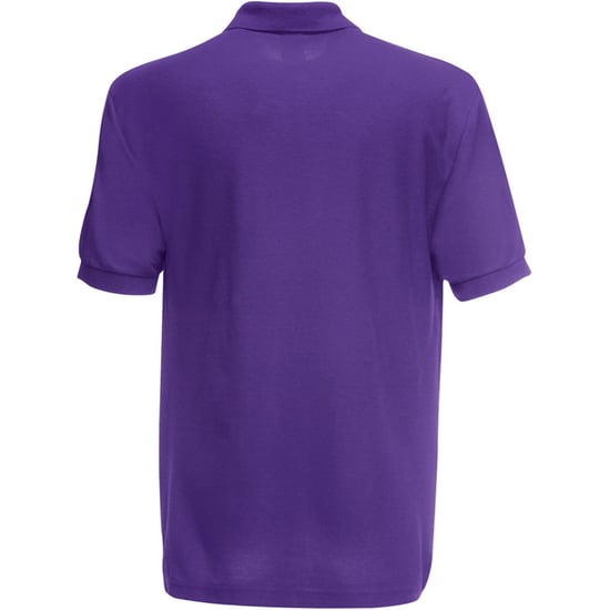 Fruit of the Loom Kinder/Kids Piqué Poloshirt met Korte Mouwen (Paars) - Image 2