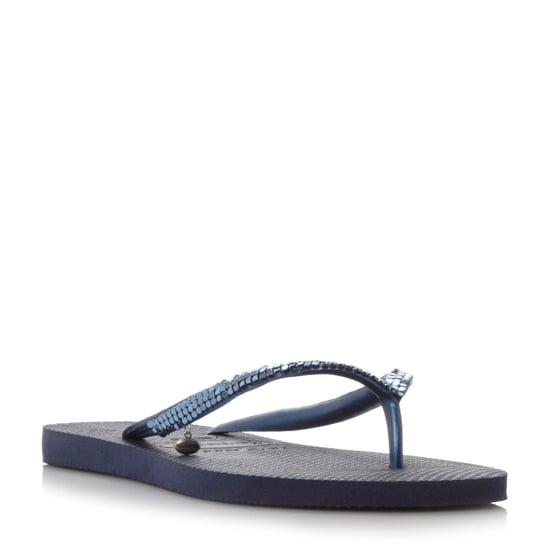 Havaianas Ladies - Slim Metal Mesh Detail Flip Flop - Image 2