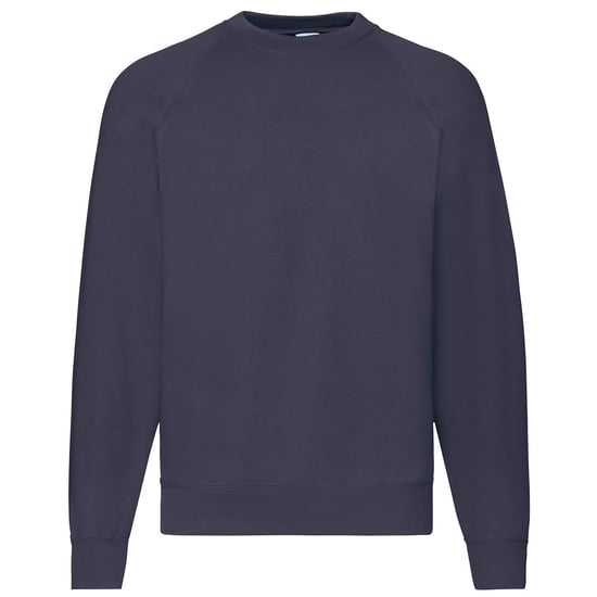 Fruit of the Loom Heren Klassiek 80/20 Raglan Sweatshirt (Deep Navy) - Image 1