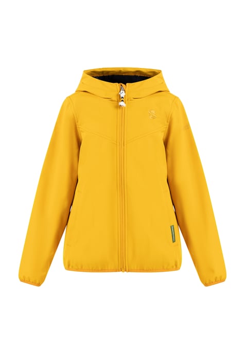 Schmuddelwedda softshell jas jonge mosterd - Image 1