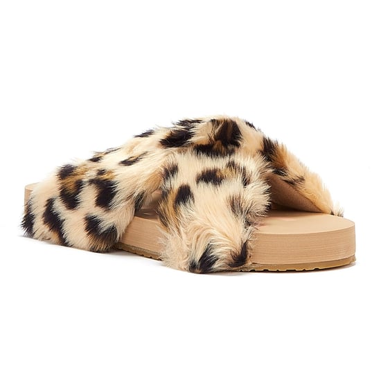 TOMS Susie EVA Cheetah Dames Bruine Slippers - Image 2