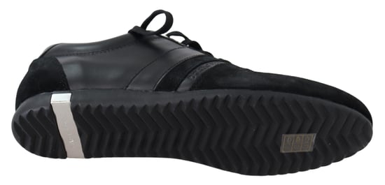 Dolce & Gabbana Heren Zwarte Logo Leren Casual Sneakers Schoenen - Image 3