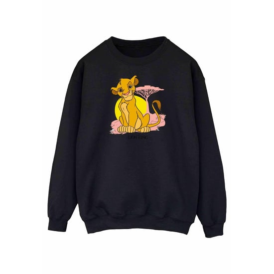 Disney Dames/Dames The Lion King Simba Pastel Sweatshirt (Zwart) - Image 1