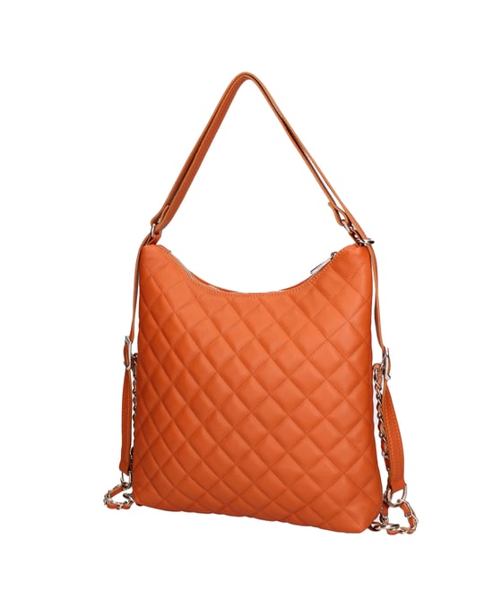 Roberta Rossi Shoulder bag convertible into a backpack Women COGNAC