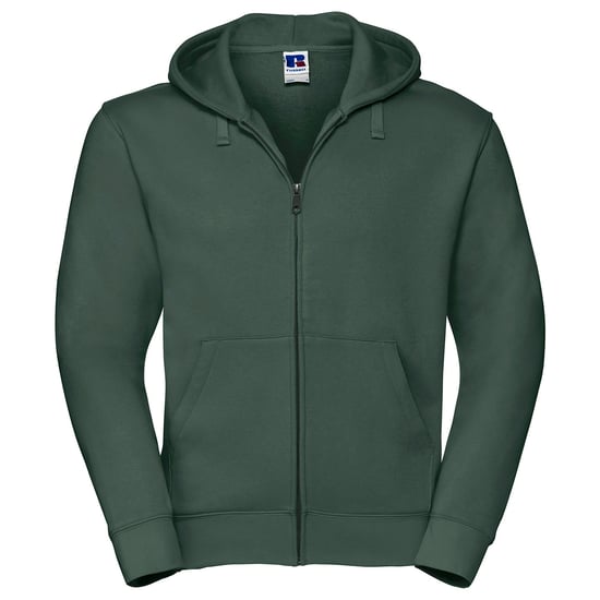 Russell Heren Authentic Full Zip Hoodie (Fles groen) - Image 1