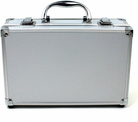 Love Urban Beauty Make up Vanity Case 60 Piece Silver