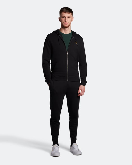 Lyle & Scott hoodie met rits in zwart - Image 2