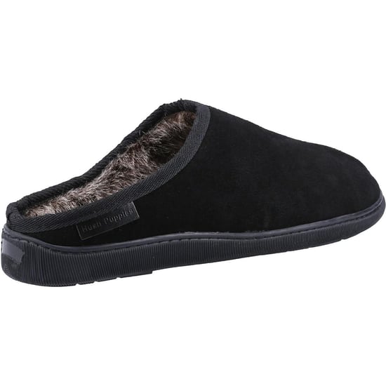 Hush Puppies Herenpantoffels Ashton Suède (Zwart) - Image 2