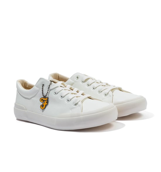 Farah Dallas Vulcanised Trainers - White
