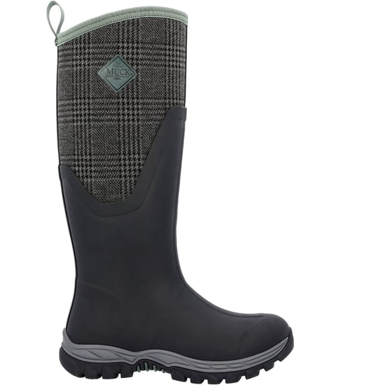 Muck Laarzen Arctic Sport II Lang Rubber Zwart/Plaid Wellington Laarzen - Image 6