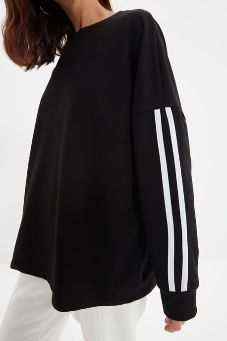 Trendyol Vrouwen Ronde hals Off-shoulder Sweatshirt - Image 4