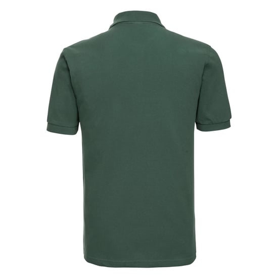 Russell Heren Klassiek Katoenen Polo Shirt (Fles groen) - Image 2