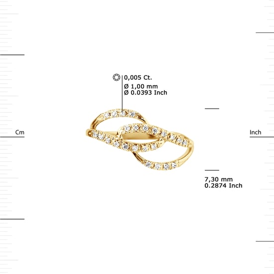 DIADEMA - Ring - Prestige Jewelery - Diamonds - Yellow Gold
