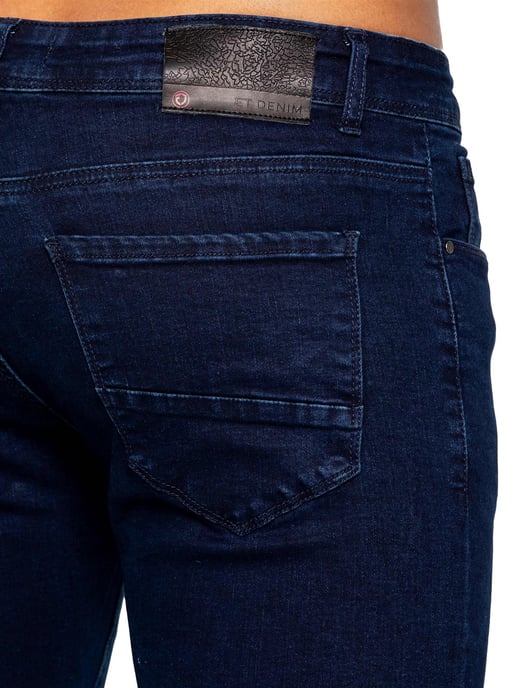 ETO | Heren Rechte Benen Jeans - Navy - Image 5