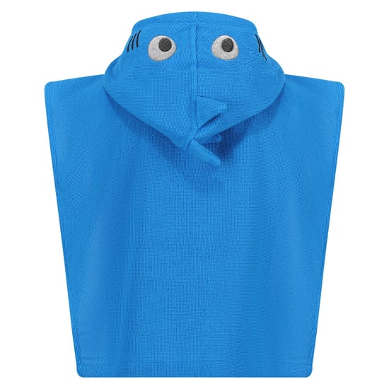 Regatta Childrens/Kids Bubbles The Shark Hooded Towel (Hawaiian Blue)