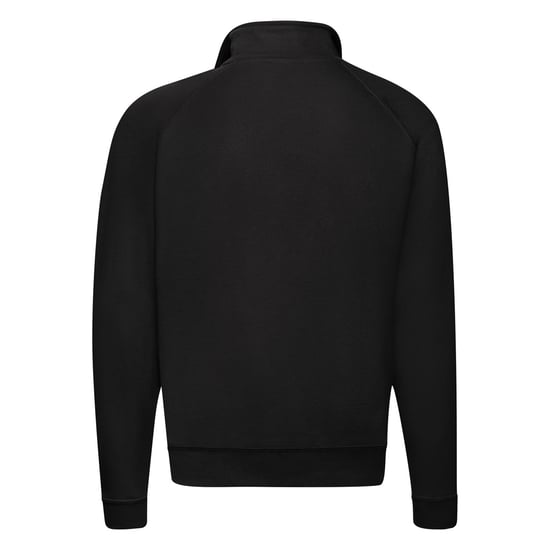 Fruit of the Loom Heren Klassiek 80/20 Rits Hals Sweatshirt (Zwart) - Image 2
