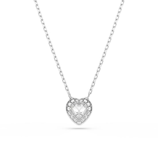 Swarovski 'Ss25 Capsule' Dames Basis Metalen Set: Ketting + Oorbellen - Zilver 5720849 - Image 5