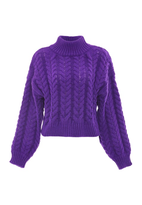 Mymo Jumper Dames paars - Image 1