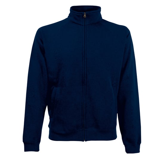 Fruit Of The Loom Heren Premium 70/30 Ritssluiting Neck Sweatshirt (Donker Marine) - Image 1