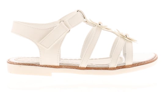 Princess Stardust Girls Sandals Younger Strappy Pearly white