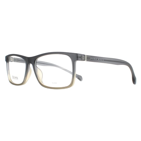 Hugo Boss Rectangular Mens Grey Brown Pattern BOSS 1084/IT