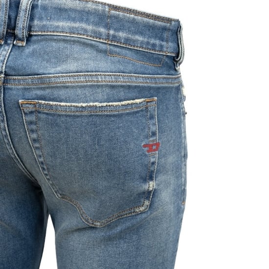 Diesel Sleenker Fadeded Blue Skinny Jeans