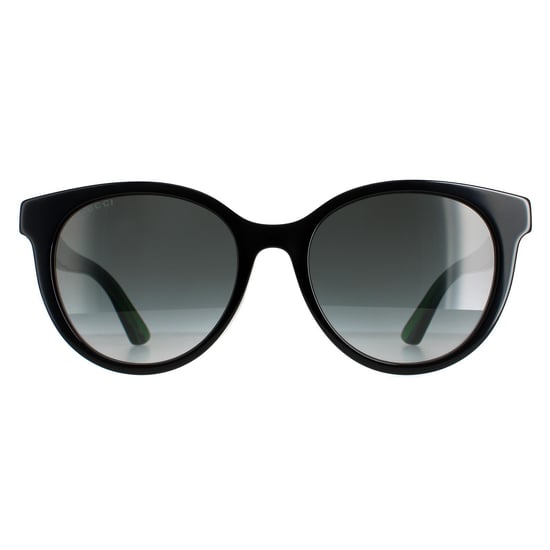 Gucci Round Womens Black With Green and Red Grey Gradient GG0702SKN Sunglasses