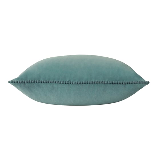 furn. Cosmo Vierkante Velvet Kussenhoes met Pomponrand - Image 2
