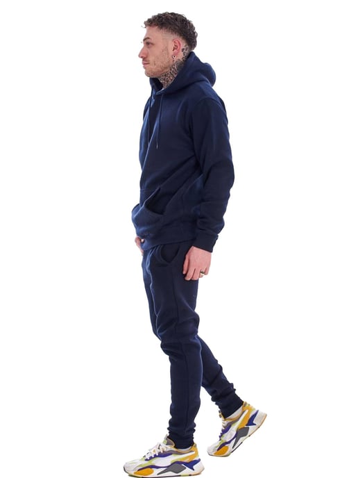 Kruze Heren Pullover Hoodie Tracksuit Set - Image 3