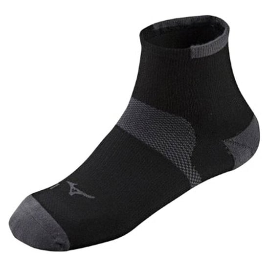 Mizuno Race Low Mens Black/Grey Running Socks