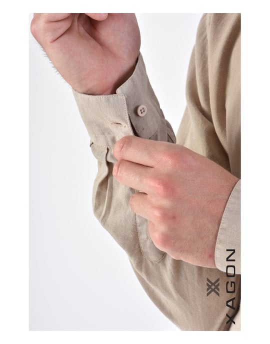 Xagon overhemd Manica Mannen beige - Image 5