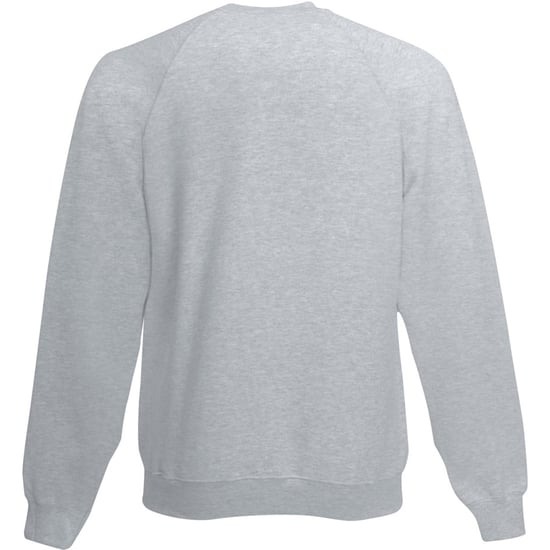 Fruit Of The Loom Kinderen Unisex Raglan mouwen Sweatshirt (Heather Grijs) - Image 2