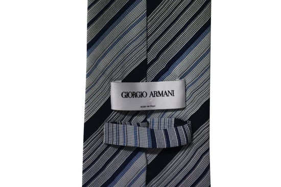 Giorgio Armani Striped Necktie in Multicolor Silk - Image 5