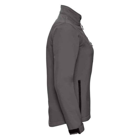 Russell Dames/Dames 3 Layer Soft Shell Jas (Titanium) - Image 3