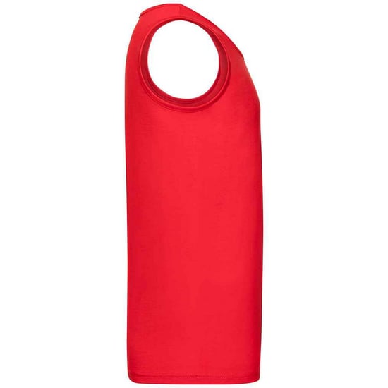 Fruit of the Loom Heren sportvest top (Rood) - Image 3