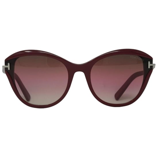 Tom Ford Rode Tom Ford Leigh FT0850 69F rode zonnebril