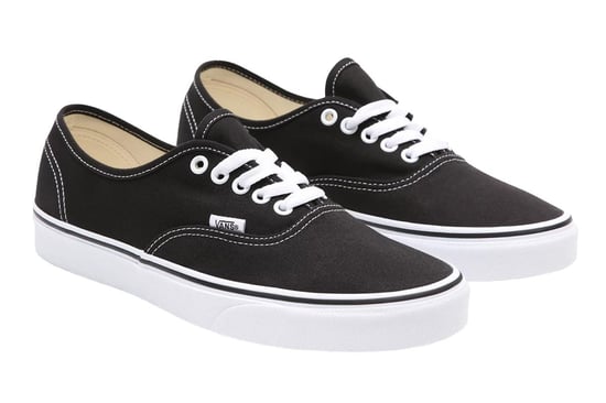 Mannen Vrouwen Vans Authentic Canvas Sneakers - (Zwart / Wit) - Image 4