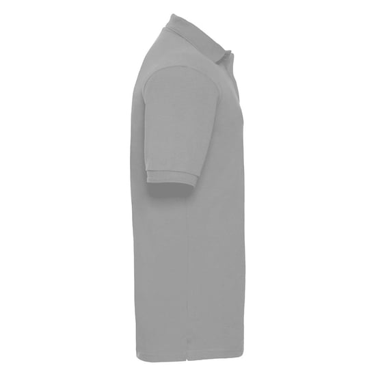 Russell Heren Ripple Collar & Manchet Poloshirt met korte mouwen (Licht Oxford) - Image 2