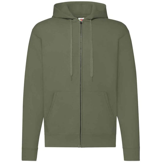 Fruit of the Loom Klassieke herenhoodie met rits (Klassieke Olijf) - Image 1