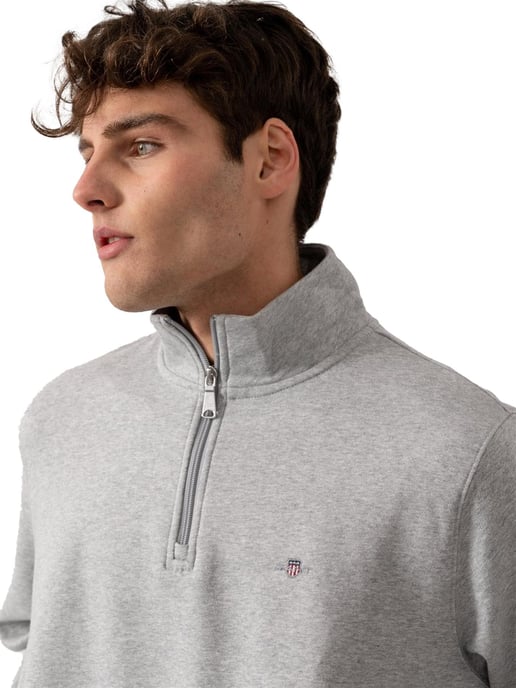 Gant heren Shield Sweatshirt met halve rits - Image 3