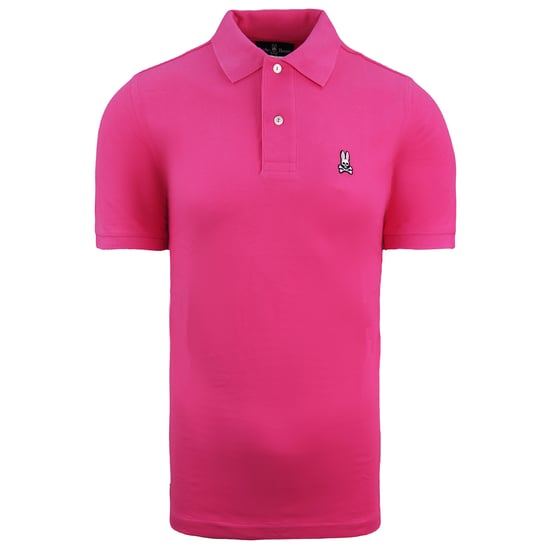 Psycho Bunny Classic Polo Short Sleeve Pink Mens Top B6K001S7PC