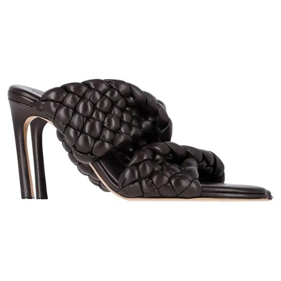 Bottega Veneta Intrecciato Slide Sandalen in Bruin Leer - Image 1