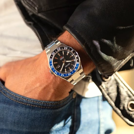 Citizen Series 8 GMT Heren Zilveren Horloge NB6031-56E - Image 5