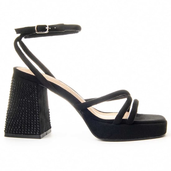 Montevita Heel Sandalen Festsand In Zwart - Image 2