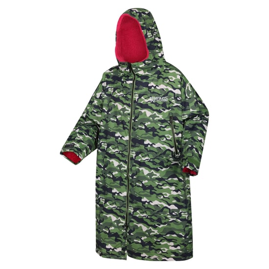 Regatta Unisex Adult Camouflage Oversized Changing Robe (Cactus Green)