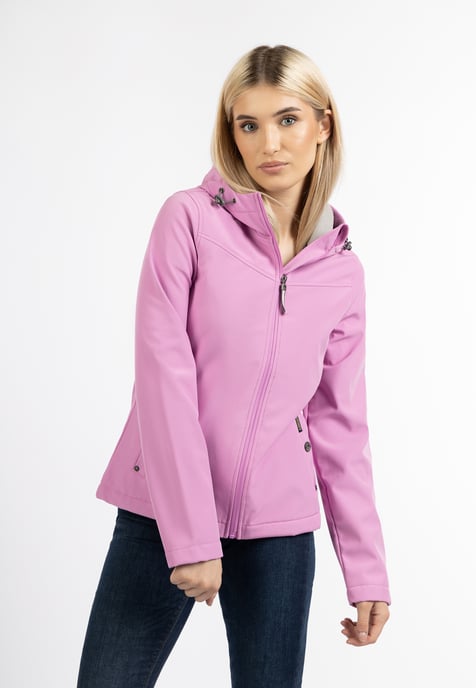 Schmuddelwedda softshell jas Dames SNOEP ROZE-280 - Image 3
