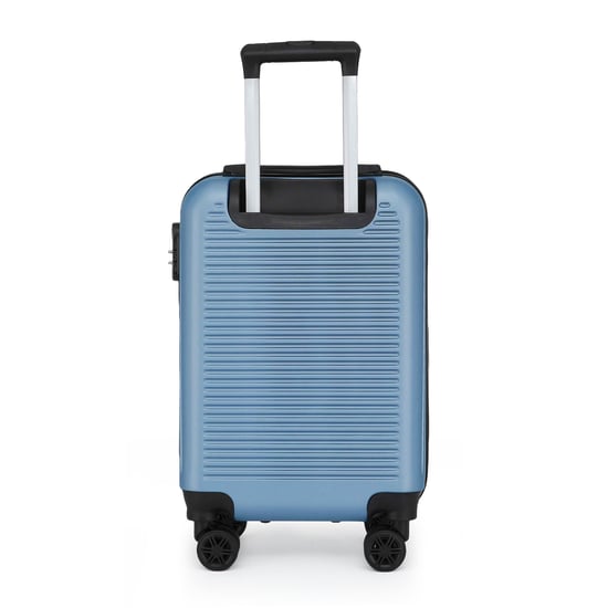 Hardshell Blue Navy Cabin Suitcase Set Robust ABS Lightweight Luggage Holiday Bag