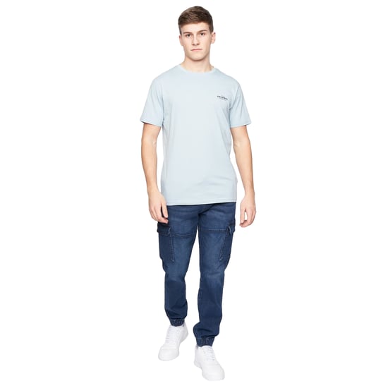 Crosshatch Heren Malimore Gesloten Enkellange Cargo Jeans (Donkere wasbeurt) - Image 3