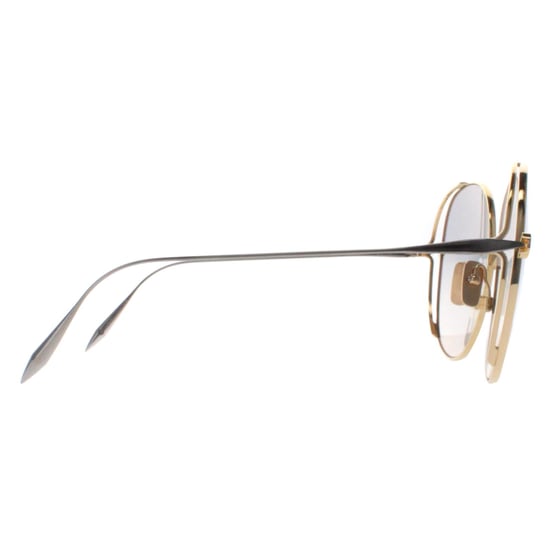 Dita Round Womens Gold Black Palladium Light Grey to Light Tan Gradient Arohz